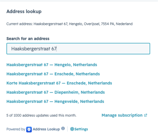 Google Maps Lookup